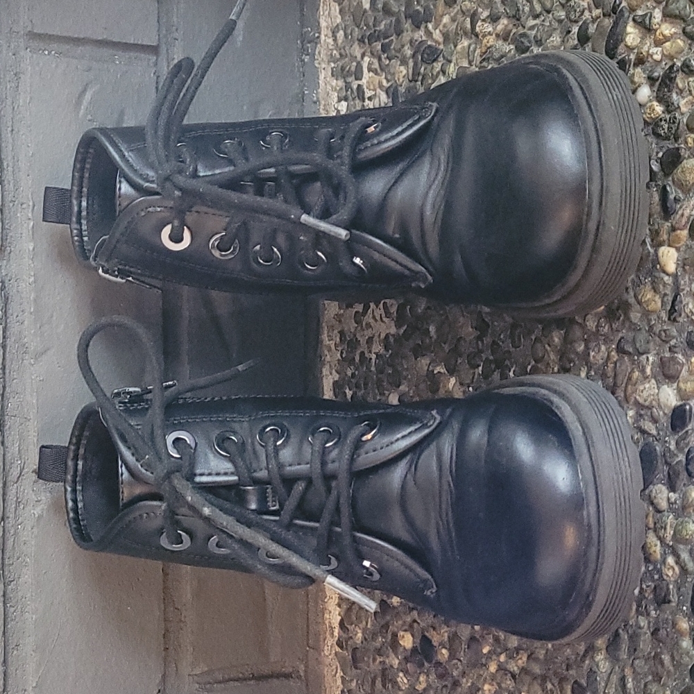 Steve Madden - Kids Black Boots - Size 4